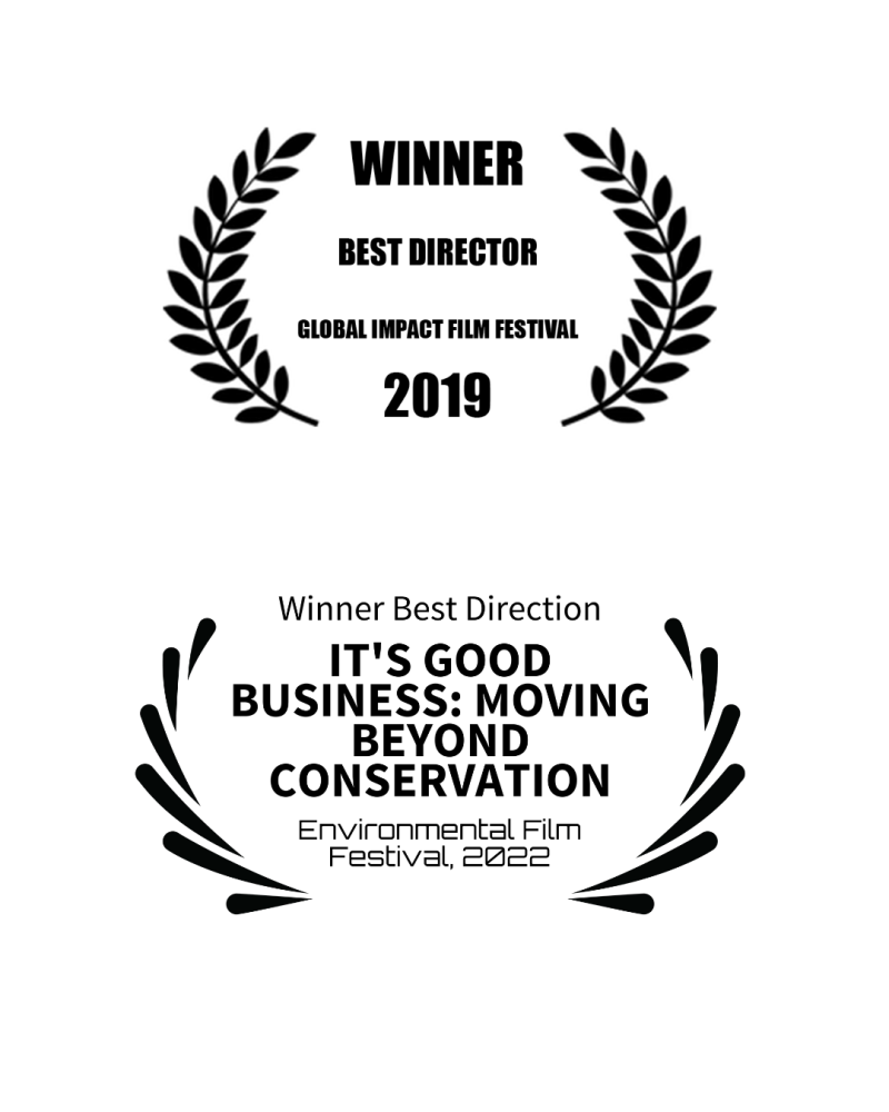 Award laurels: Best Director, Global Impact Film Festival and Environmental Film Festival